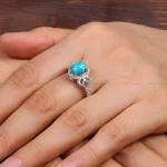 انگشتر فیروزه شجری زنانه کد 30301