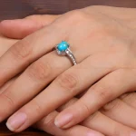 انگشتر فیروزه شجری زنانه کد 30324