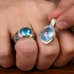 ست توپاز آبی مردانه کد 29631