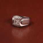 انگشتر نقره مردانه کد 29654