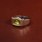 انگشتر زبرجد مردانه کد 29671