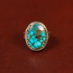 انگشتر فیروزه شجری مردانه کد 29930
