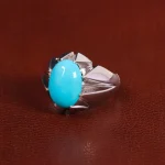 انگشتر فیروزه عجمی مردانه کد 30173