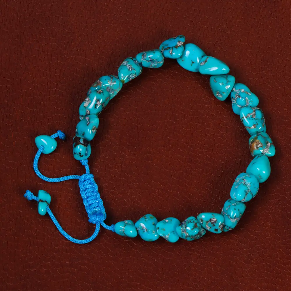 دستبند فیروزه زنانه کد 30445