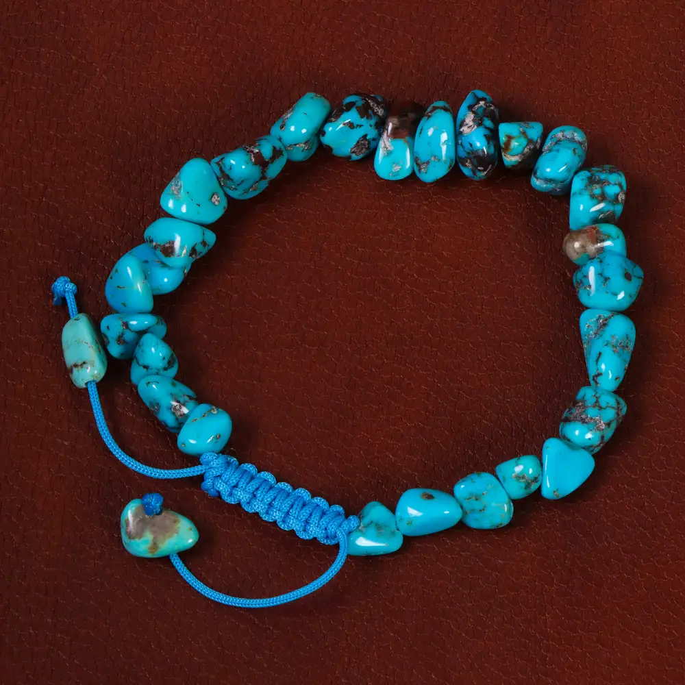 دستبند فیروزه زنانه کد 30447