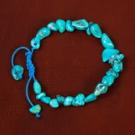 دستبند فیروزه زنانه کد 30453