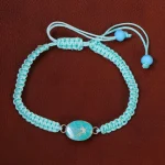 دستبند فیروزه زنانه کد 30490