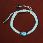 دستبند فیروزه زنانه کد 30491