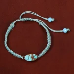 دستبند فیروزه زنانه کد 30492