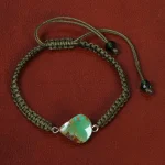 دستبند فیروزه زنانه کد 30498