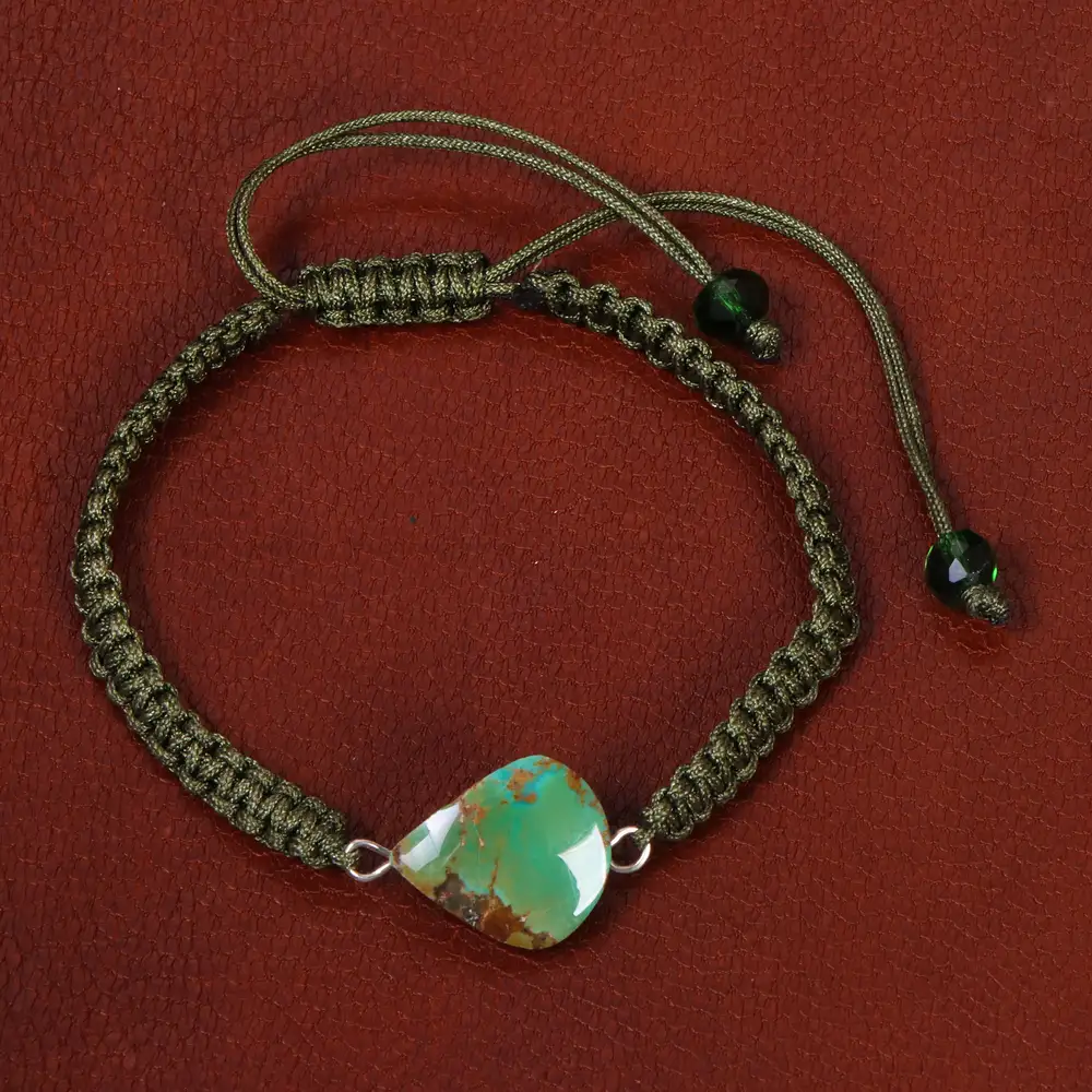 دستبند فیروزه زنانه کد 30498