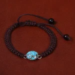 دستبند فیروزه زنانه کد 30506