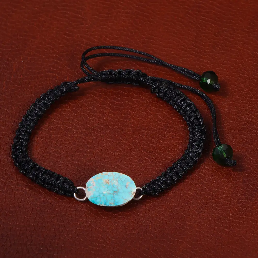 دستبند فیروزه زنانه کد 30507