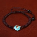 دستبند فیروزه زنانه کد 30508