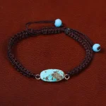 دستبند فیروزه زنانه کد 30509