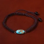 دستبند فیروزه زنانه کد 30510