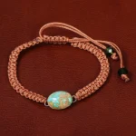 دستبند فیروزه زنانه کد 30520