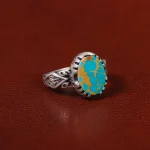 انگشتر فیروزه شجری مردانه کد 30551