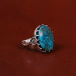 انگشتر فیروزه شجری مردانه کد 30621