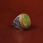 انگشتر فیروزه شجری مردانه کد 30630