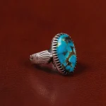 انگشتر فیروزه شجری مردانه کد 30634