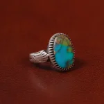 انگشتر فیروزه شجری مردانه کد 30635