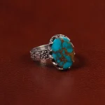 انگشتر فیروزه شجری مردانه کد 30636