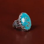 انگشتر فیروزه شجری مردانه کد 30677