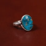 انگشتر فیروزه شجری مردانه کد 30682