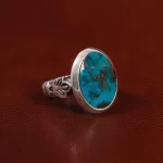 انگشتر فیروزه شجری مردانه کد 30723