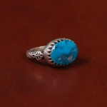 انگشتر فیروزه شجری مردانه کد 30742