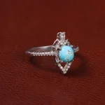 انگشتر فیروزه شجری زنانه کد 30781