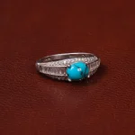 انگشتر فیروزه شجری زنانه کد 30783