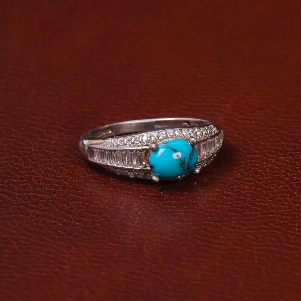 انگشتر فیروزه شجری زنانه کد 30783