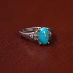 انگشتر فیروزه شجری زنانه کد 30785