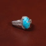 انگشتر فیروزه شجری زنانه کد 30787