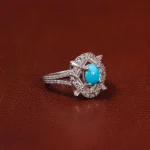 انگشتر فیروزه شجری زنانه کد 30792