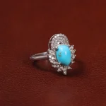 انگشتر فیروزه شجری زنانه کد 30795