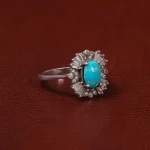 انگشتر فیروزه شجری زنانه کد 30807