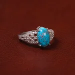 انگشتر فیروزه شجری زنانه کد 30876