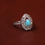 انگشتر فیروزه شجری زنانه کد 30880