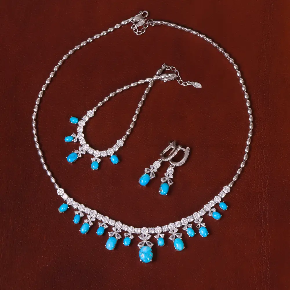 سرویس فیروزه زنانه کد 30925