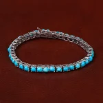 دستبند فیروزه زنانه کد 30939