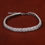 دستبند نقره زنانه کد 31017