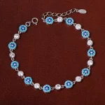 دستبند نقره زنانه کد 31018