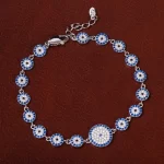 دستبند نقره زنانه کد 31020