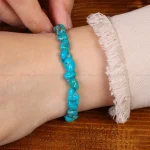 دستبند فیروزه زنانه کد 30445