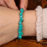 دستبند فیروزه زنانه کد 30452