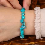 دستبند فیروزه زنانه کد 30453