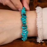 دستبند فیروزه زنانه کد 30457